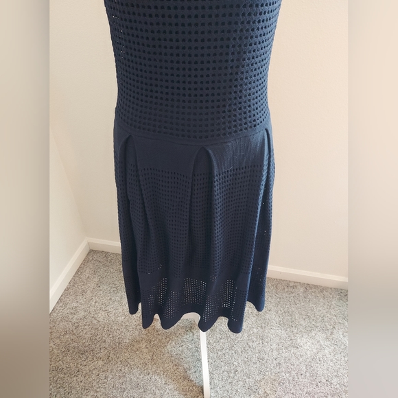 John + Jenn Lined Sleeveless Open Knit Tennis Dress, Size L - Picture 4 of 12